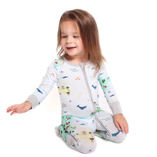 Load image into Gallery viewer, World Map Long Sleeve Romper