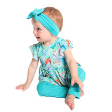 Load image into Gallery viewer, Ocean Oasis 3-Piece Peplum Set
