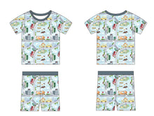 Load image into Gallery viewer, Tiny Town 2-Piece Shorts Pj