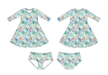 Load image into Gallery viewer, Ocean Oasis Girls Dress with bottoms