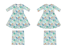 Load image into Gallery viewer, Ocean Oasis Girls Dress with bottoms