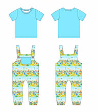 Load image into Gallery viewer, Dinos 2-Piece Overalls