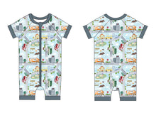 Load image into Gallery viewer, Tiny Town Shorts Romper