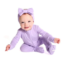Load image into Gallery viewer, Lavender Lillies Long Sleeve Romper