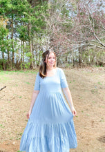 Load image into Gallery viewer, Sky Blue Women's Maxi Dress