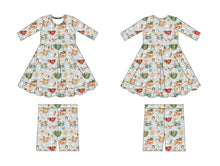 Load image into Gallery viewer, Grey Cocoa Cups Girls Dress with bottoms