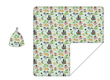 Load image into Gallery viewer, Scallywag Slumber Swaddle with Hat