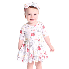 Load image into Gallery viewer, Friendly Farm Girls Dress with bottoms