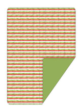 Load image into Gallery viewer, Christmas Stripes Quilted Blanket