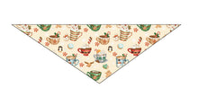 Load image into Gallery viewer, Cream Cocoa Cups Dog Bandanas