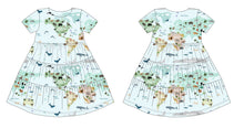 Load image into Gallery viewer, World Map Women's Maxi Dress