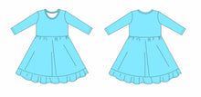 Load image into Gallery viewer, Sky Blue Girls Dress
