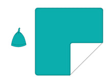 Load image into Gallery viewer, Tidal Teal Swaddle with Hat