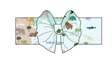 Load image into Gallery viewer, World Map Big Bow Headband