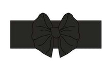 Load image into Gallery viewer, Black Big Bow Headband