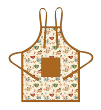 Load image into Gallery viewer, Cream Cocoa Cups Aprons