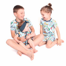 Load image into Gallery viewer, Tiny Town Shorts Romper