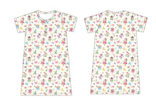 Load image into Gallery viewer, Fluttering Fairies Short sleeve Women's nightgown