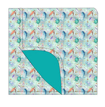 Load image into Gallery viewer, Ocean Oasis Quilted Blanket