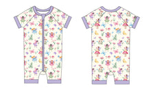 Load image into Gallery viewer, Fluttering Fairies Shorts Romper