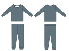 Load image into Gallery viewer, Stormy Sky 2-Piece Long Sleeve Pjs