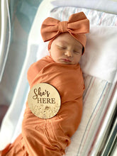 Load image into Gallery viewer, Pumpkin Pie Swaddle with Hat