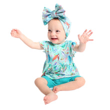 Load image into Gallery viewer, Ocean Oasis 3-Piece Peplum Set