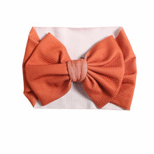 Load image into Gallery viewer, Pumpkin Pie Big Bow Headband