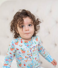 Load image into Gallery viewer, Picnic Party Long Sleeve Romper