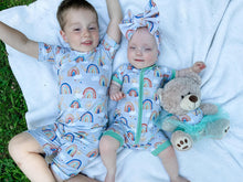 Load image into Gallery viewer, Rainbow Road 2-Piece Shorts Pjs