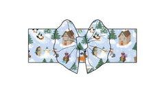 Load image into Gallery viewer, Snowy Slopes Big Bow Headband