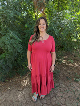Load image into Gallery viewer, Red Women's Maxi Dress