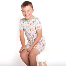 Load image into Gallery viewer, Garden Gnomes 2-Piece Shorts Pjs