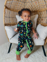 Load image into Gallery viewer, Halloween short Sleeve Romper