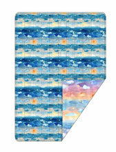 Load image into Gallery viewer, Luna Lights and Solace Skies Quilted Blanket