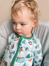 Load image into Gallery viewer, Snowy Slopes Long Sleeve Romper