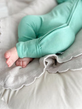 Load image into Gallery viewer, Minty Mint Long Sleeve Romper