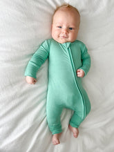 Load image into Gallery viewer, Minty Mint Long Sleeve Romper