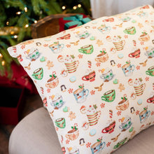Load image into Gallery viewer, Cream Cocoa Cups Pillowcase
