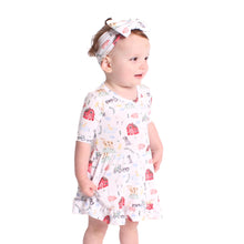 Load image into Gallery viewer, Friendly Farm Girls Dress with bottoms