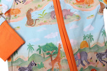 Load image into Gallery viewer, Sunny Safari Long Sleeve Romper