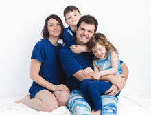 Load image into Gallery viewer, Luna Lights Navy Blue Women's Short Sleeve top