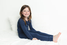 Load image into Gallery viewer, Brielle Blue 2-Piece Long Sleeve Pjs