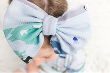 Load image into Gallery viewer, World Map Big Bow Headband