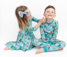 Load image into Gallery viewer, Ocean Oasis Alligator clip Bows