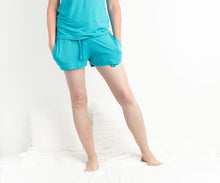 Load image into Gallery viewer, Tidal Teal Women's short bottom pjs