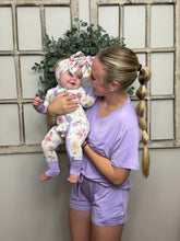 Load image into Gallery viewer, Lavender Lillies Women's short bottom pjs