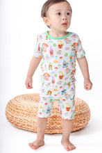 Load image into Gallery viewer, Garden Gnomes 2-Piece Shorts Pjs