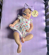 Load image into Gallery viewer, Lavender Lillies Crib Sheet