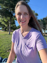 Load image into Gallery viewer, Lavender Lillies Women's Short Sleeve top